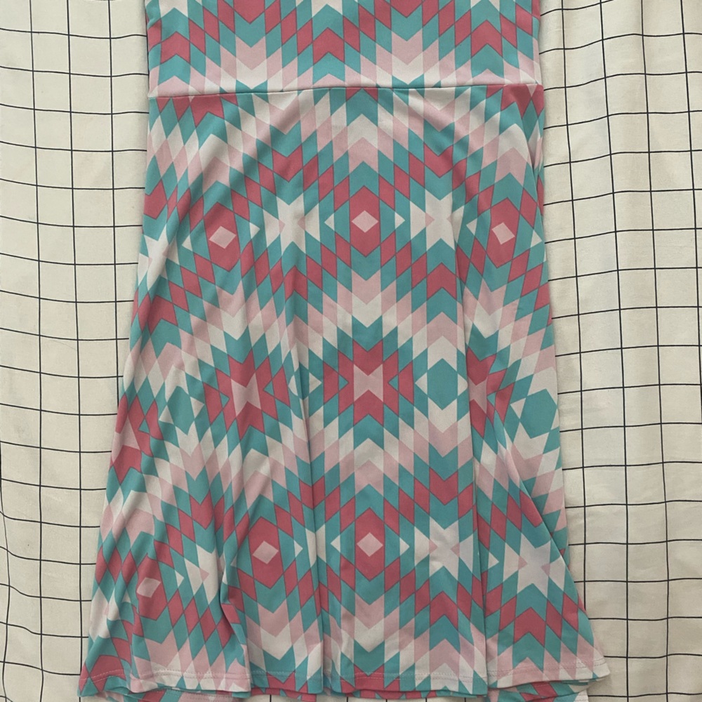 LU LA ROE - cheveron midi skirt